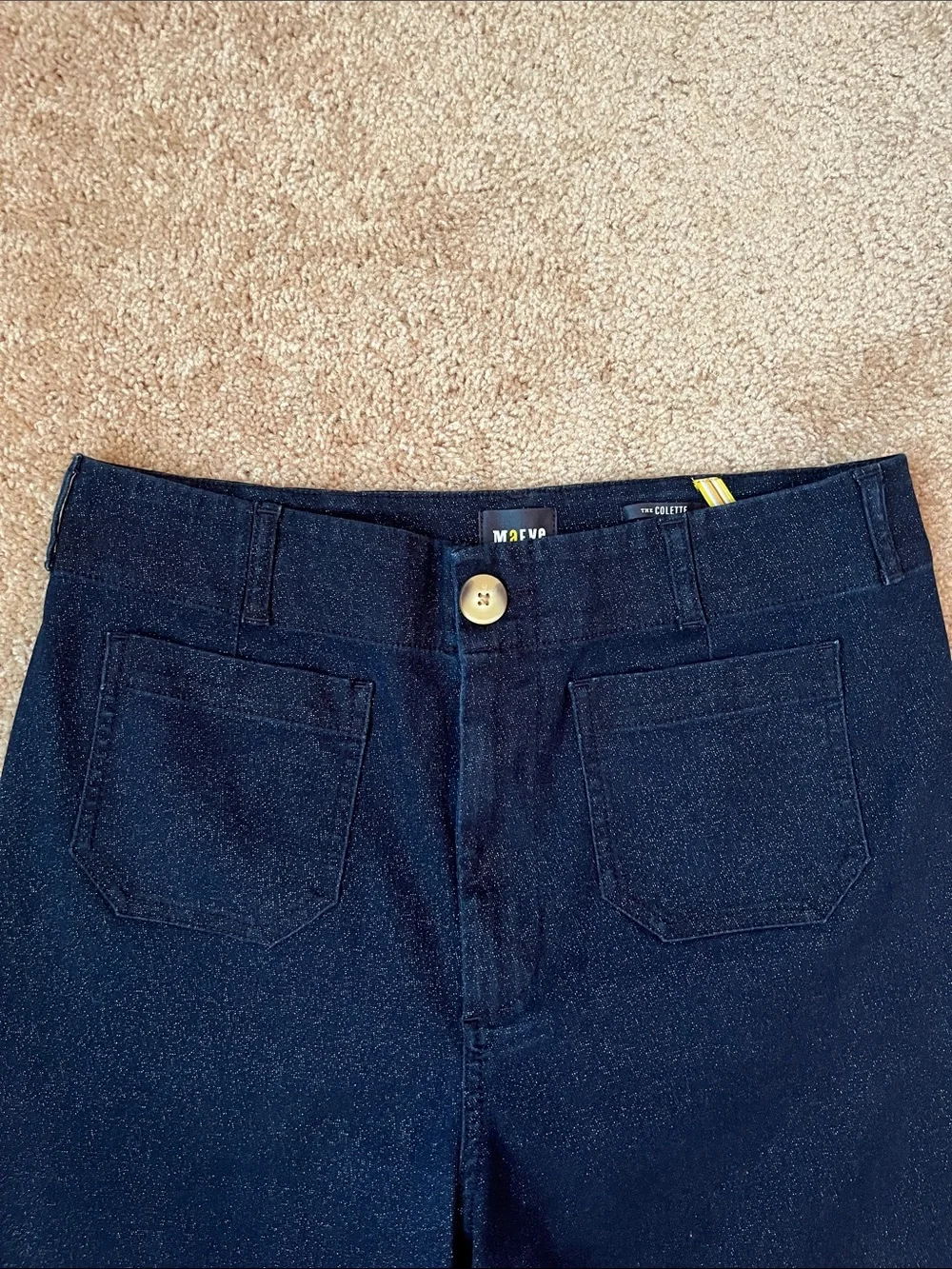 Maeve by Anthropologie The Colette Sparkle Wide Cropped Pants - Picture 4 of 13